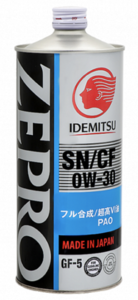 Idemitsu zepro touring pro 0w-30 Фото 1